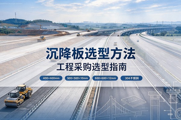 佛坪沉降板选择方法