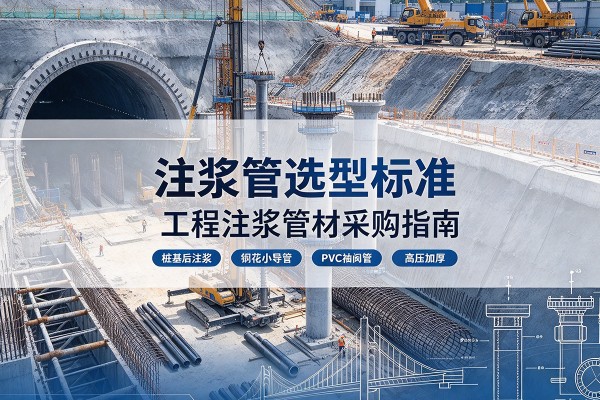 佛坪注浆管选型标准