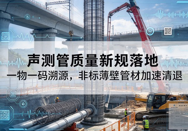 佛坪声测管质量新规落地，一物一码溯源，非标薄壁管材加速清退