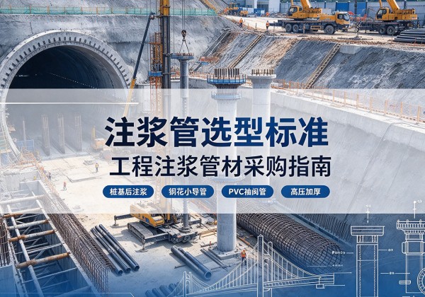 佛坪注浆管选型标准